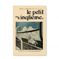 Affiche Tintin le Petit Vingtième N°46, Le Lotus Bleu