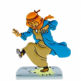 Figurine Relief - Tintin au pays de l'or noir