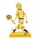 Tintin relief - Tintin au bouquet de fleurs - principal