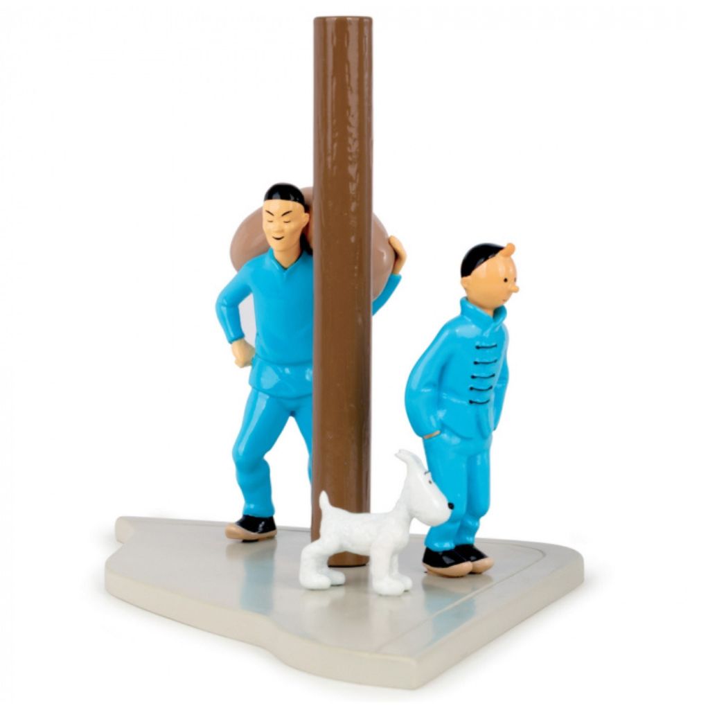 Figurine métal Tintin en extrême orient - principal
