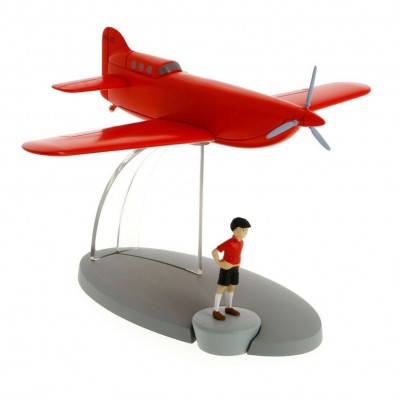 Figurine de collection Tintin L'avion Jo, Zette et Jocko n26 - principal
