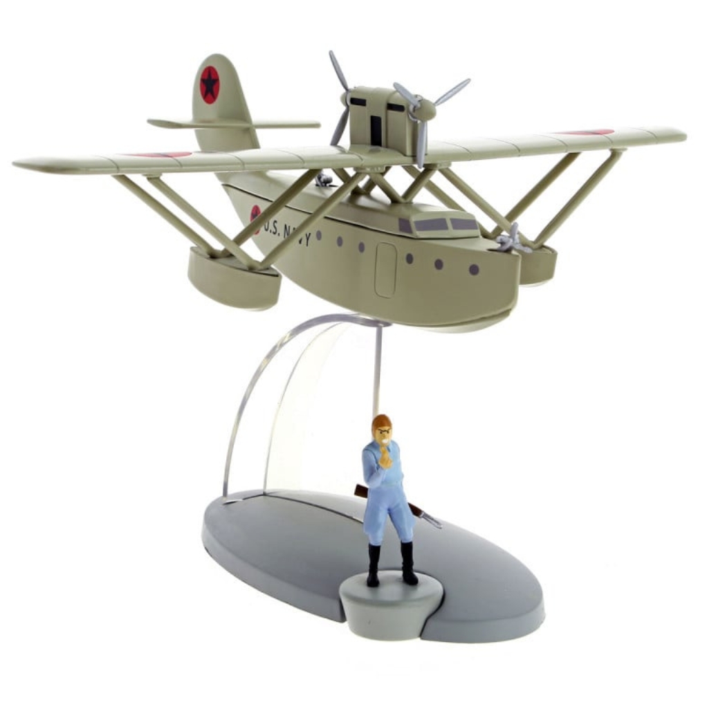 Avion Tintin N°38-L'Hydravion Militaire - principal