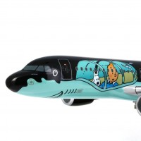 Figurine Tintin - Avion Rackham SN-A320 1/200e