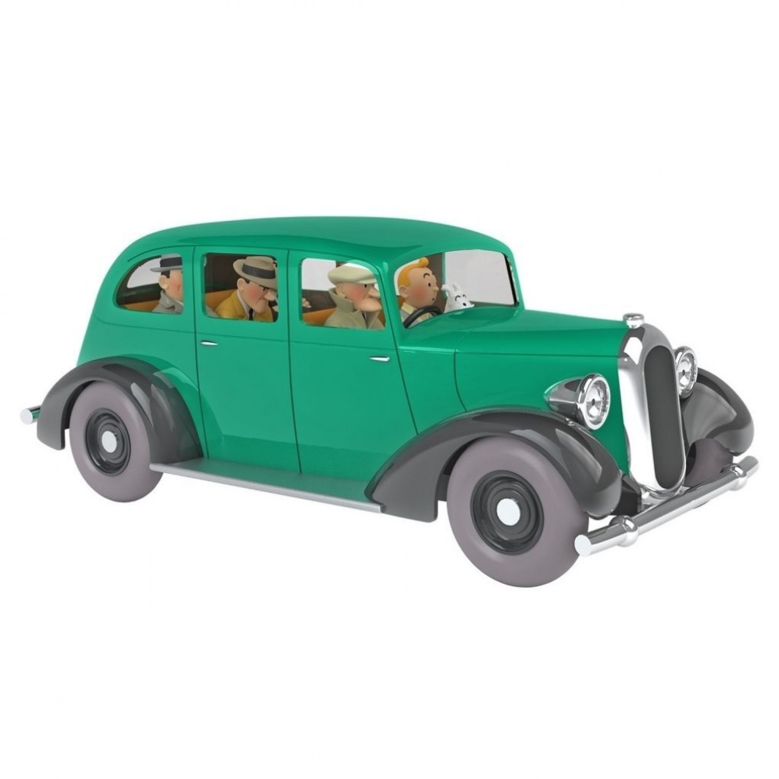 Les Véhicules de Tintin au 1/24 : La voiture des Gangsters - Figurines