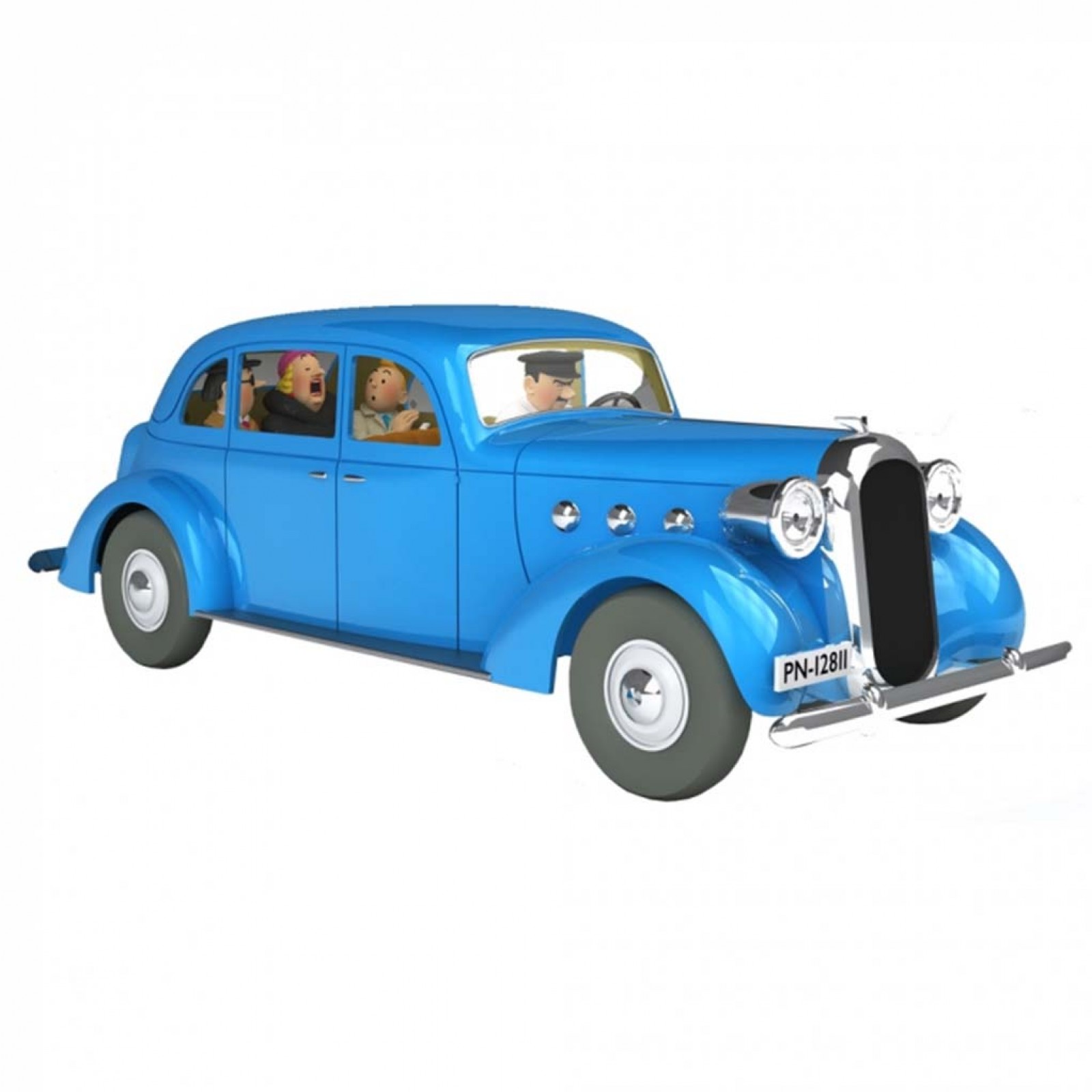 Les véhicules de Tintin au 1/24 : La voiture de la Castafiore dans Le  Sceptre d'Ottokar - Figurines