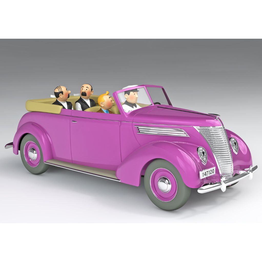 Les véhicules de Tintin au 1/24, Le cabriolet des Dupondt, Le Sceptre d'Ottokar - principal