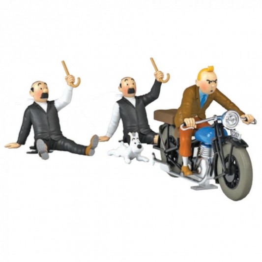 Les véhicules de Tintin au 1/24, La Moto de Tintin, Le Sceptre d'Ottokar - principal