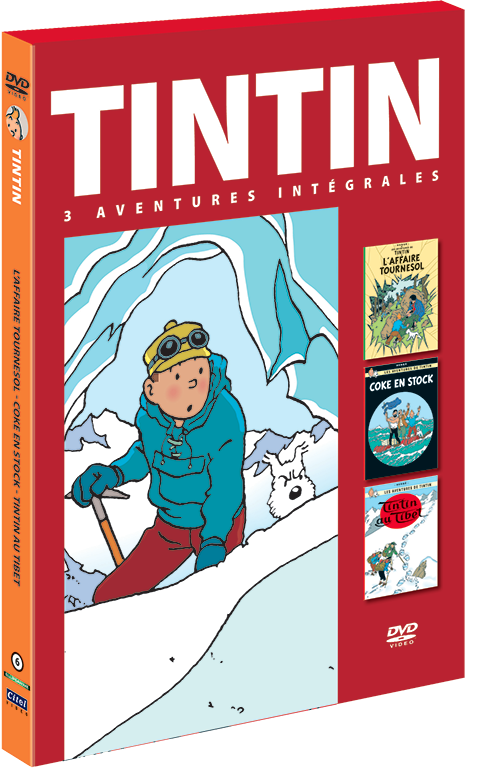Tintin (Les aventures de) : DVD 3 av. Vol. 6 : Tibet + Affaire T. + C - principal