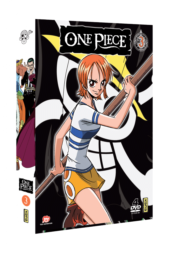 One Piece Vol 3 (Version 2013) Coffret 4 DVD Coffret DVD / BluRay Manga chez Kana Home Vidéo One Piece Vol 3 (Version 2013) Coffret 4 DVD Coffret DVD / BluRay Manga chez Kana Home Vidéo