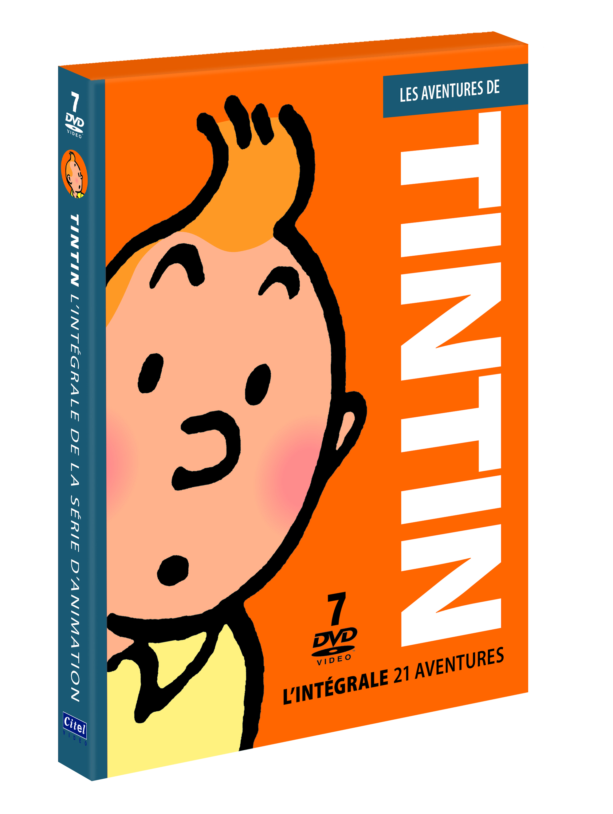 Tintin : L'intégrale de la série 7 DVD Digibook Edition 2015 - principal