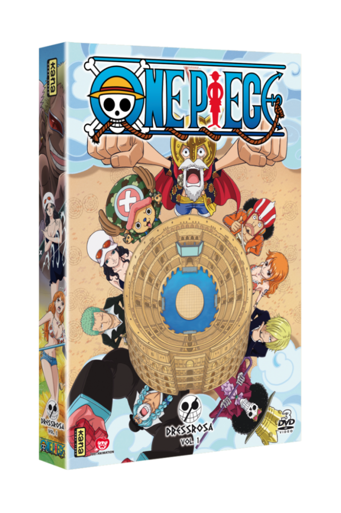 One piece Dressrosa Vol 1 épisodes 629 633 Coffret DVD / BluRay