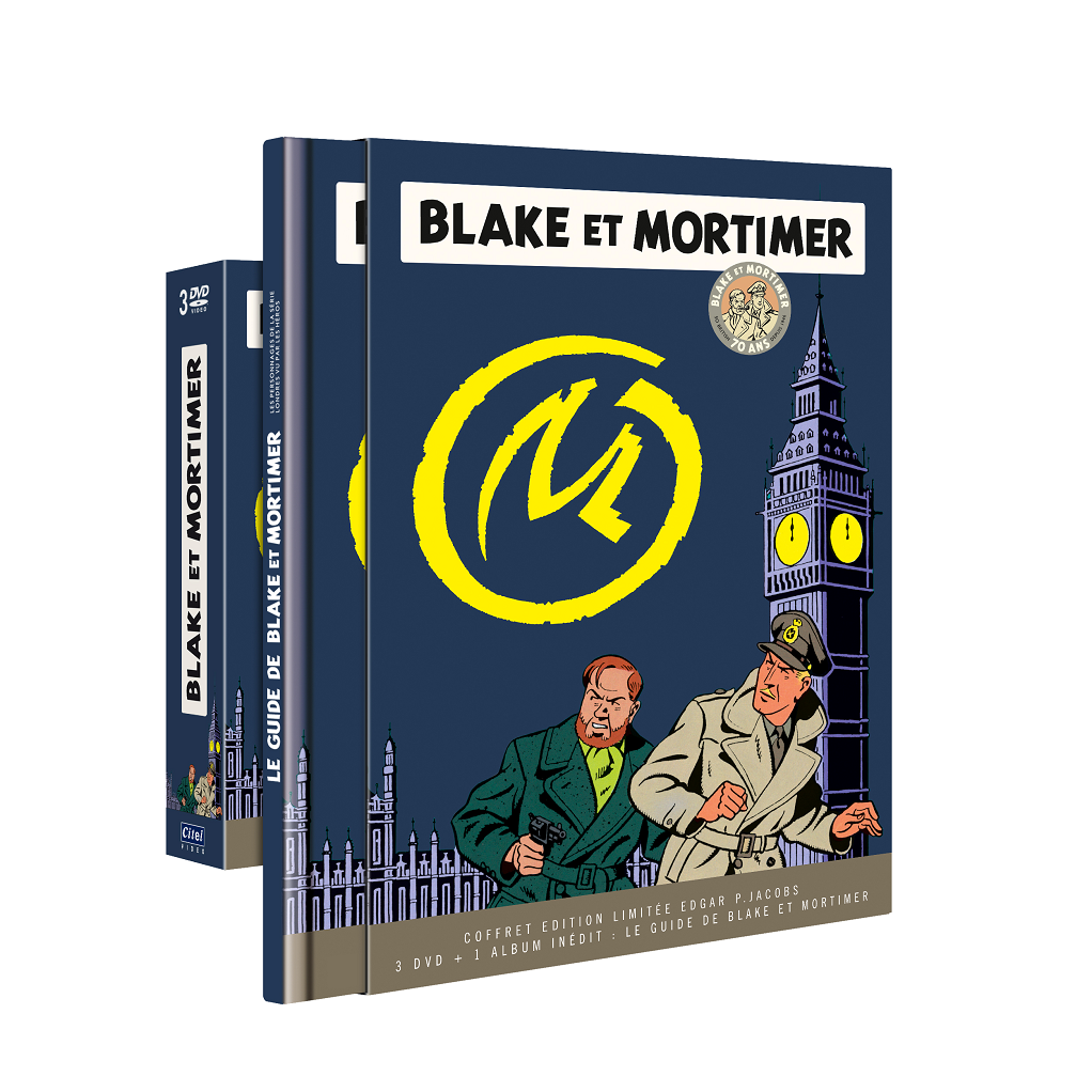 BLAKE ET MORTIMER:COFFRET 3DVD et 1 ALBUM INEDIT - principal