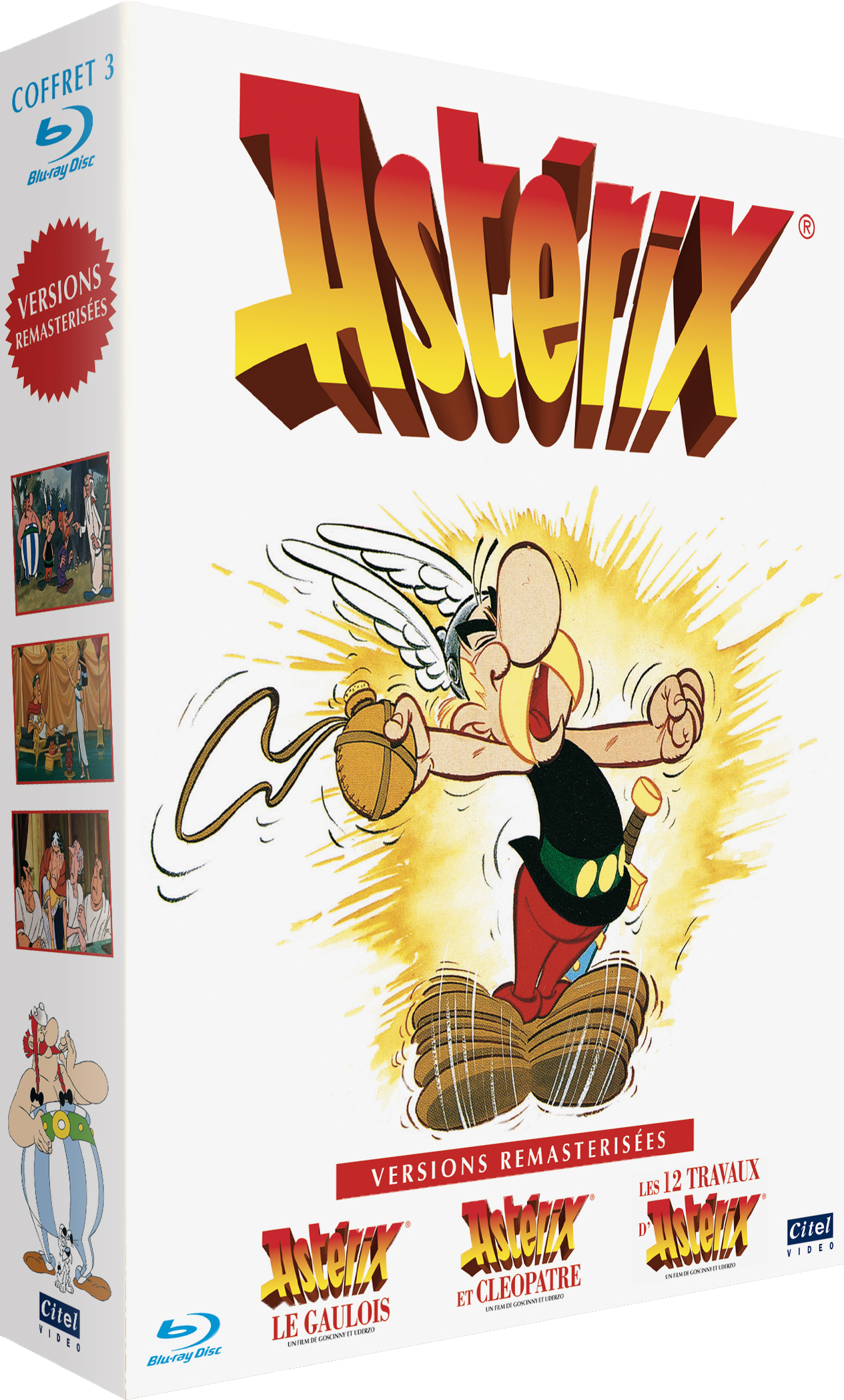 ASTERIX : COFFRET 3 BR COFFRET NOEL 2018 - principal