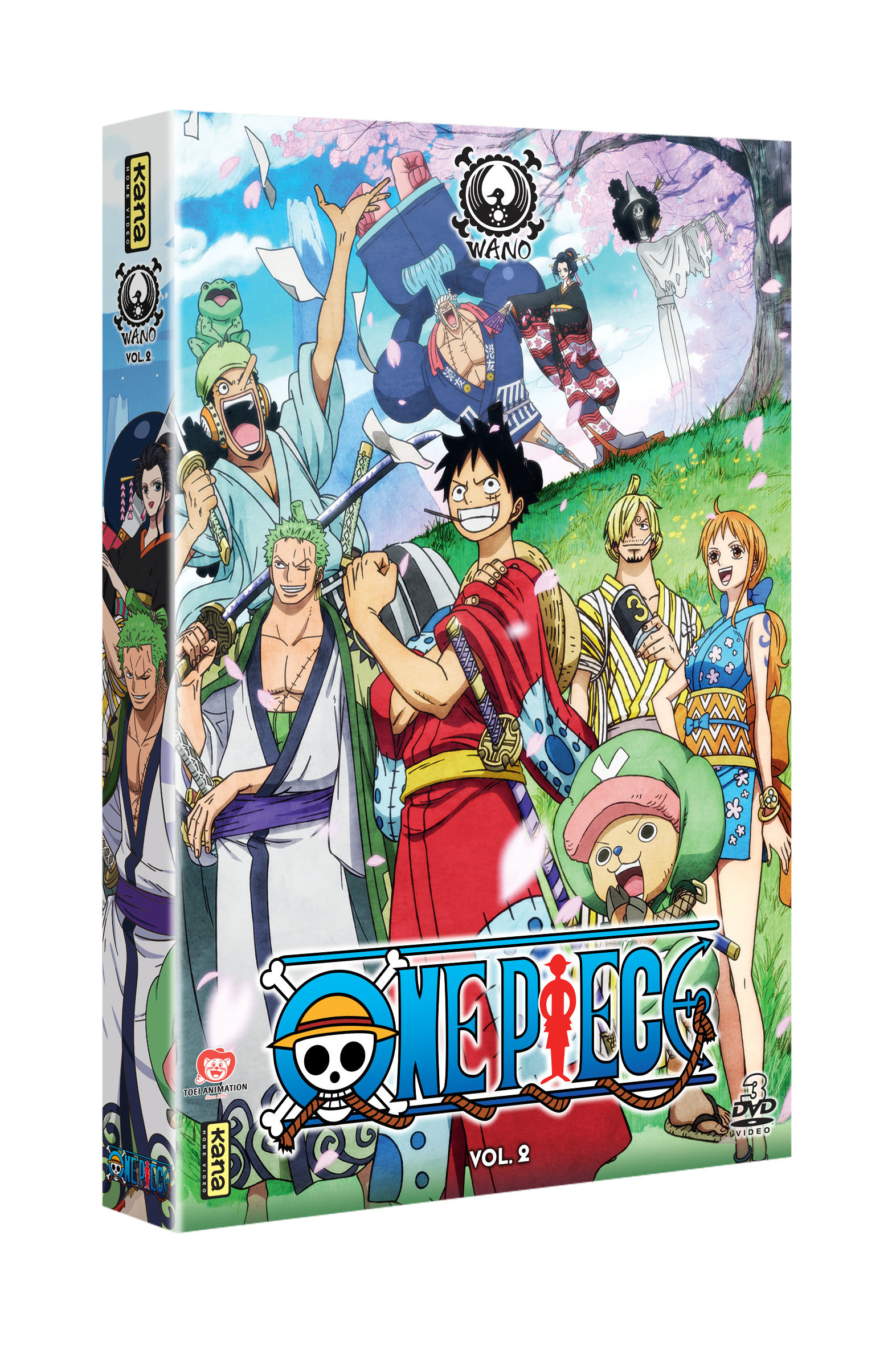 One Piece Pays de Wano Vol. 2 - 3 DVD