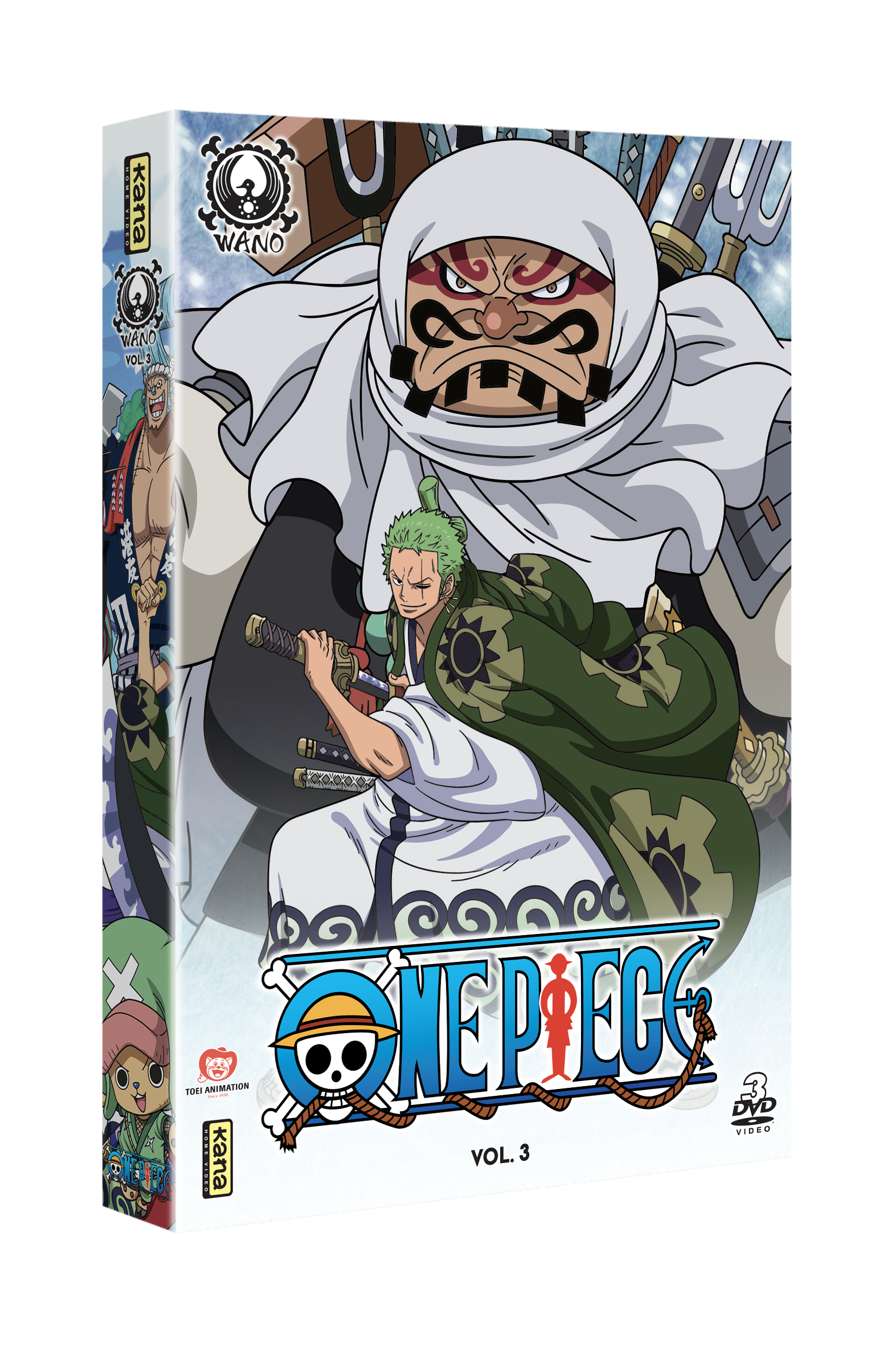 One Piece Pays de Wano Vol. 3 - 3 DVD