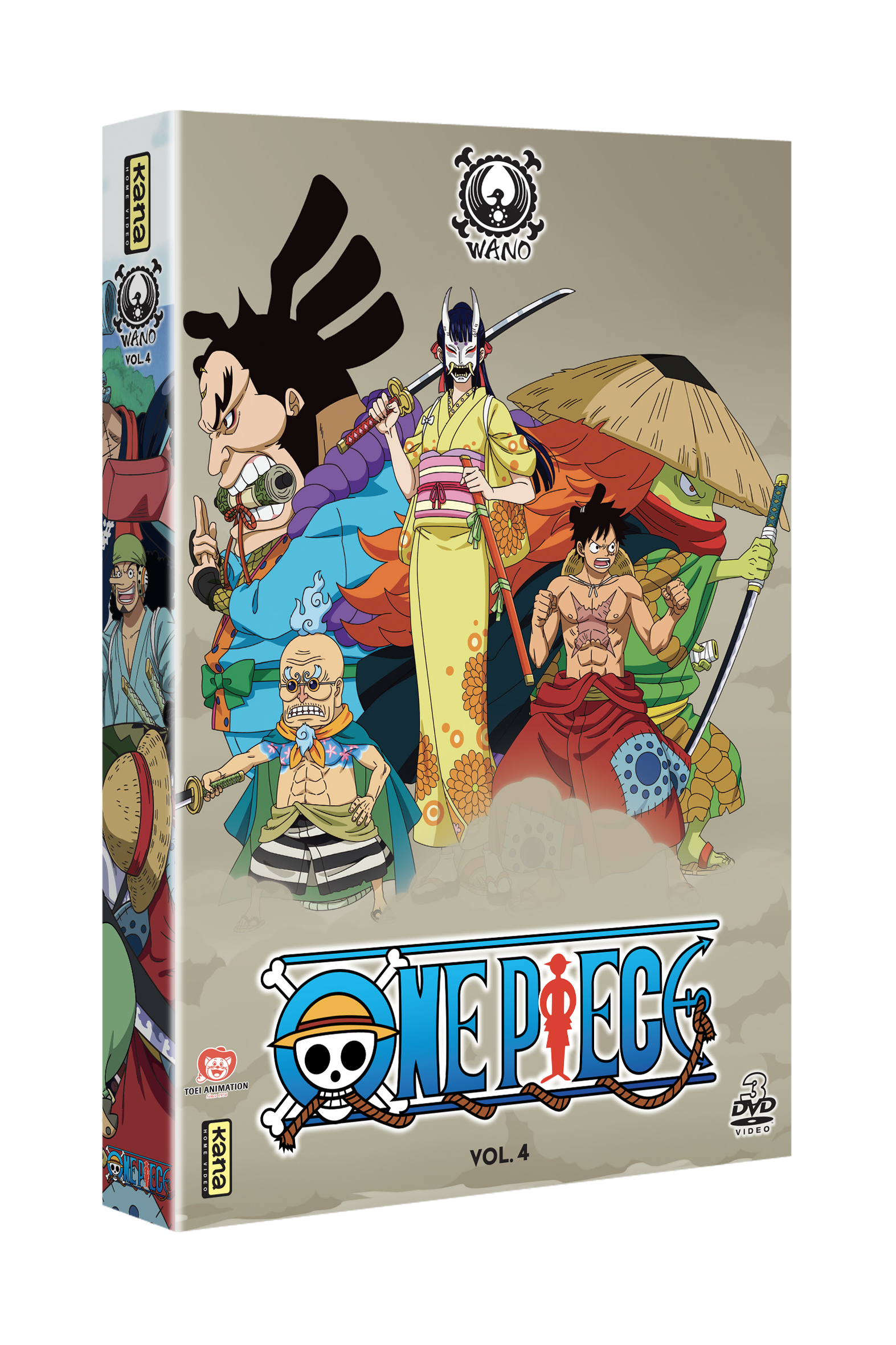 One Piece Pays de Wano Vol.4 - 3 DVD - principal