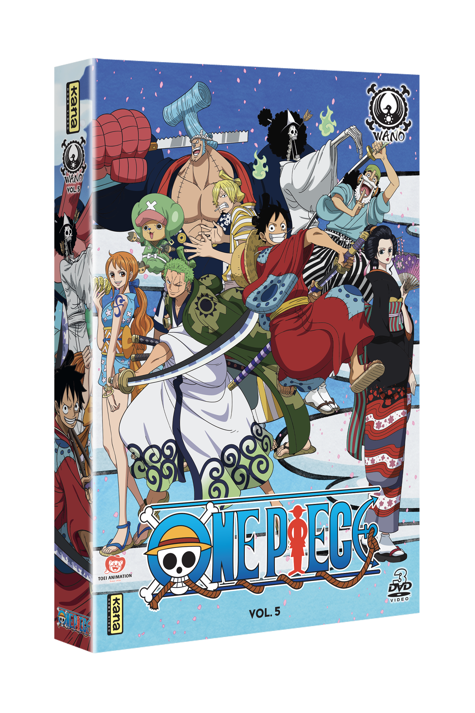 One Piece Pays de Wano Vol.5 - 3 DVD - principal