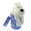 Peluche Milou souple 20 cm + boîte bleue - principal