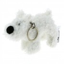 Porte-cles Tintin, Milou peluche 8 cm - principal