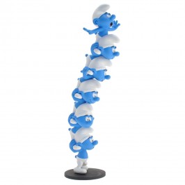 La colonne de Schtroumpfs 50 cm - Collectoys