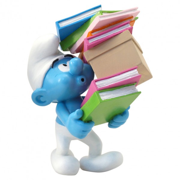 Pile of Books Smurf - Collectoys