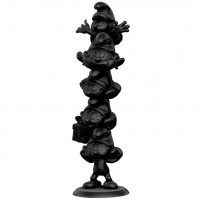 Figurine les Schtroumpfs - Colonne des Schtroumpfs black edition - Collectoys