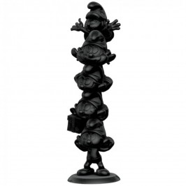 Figurine les Schtroumpfs - Colonne des Schtroumpfs black edition - Collectoys