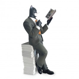 Figurine Blacksad pile d'albums