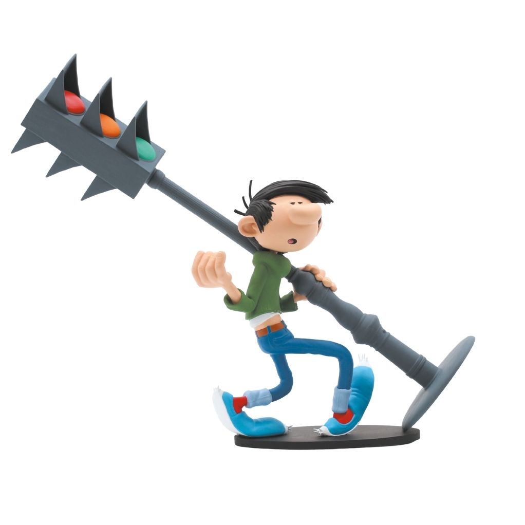 Figurine Gaston - Invention feu tricolore - principal