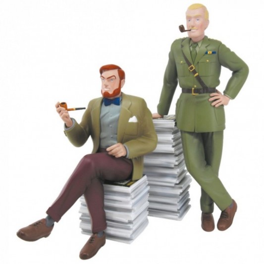 Figurine Collectoys Blake et Mortimer - Pile d'albums - principal