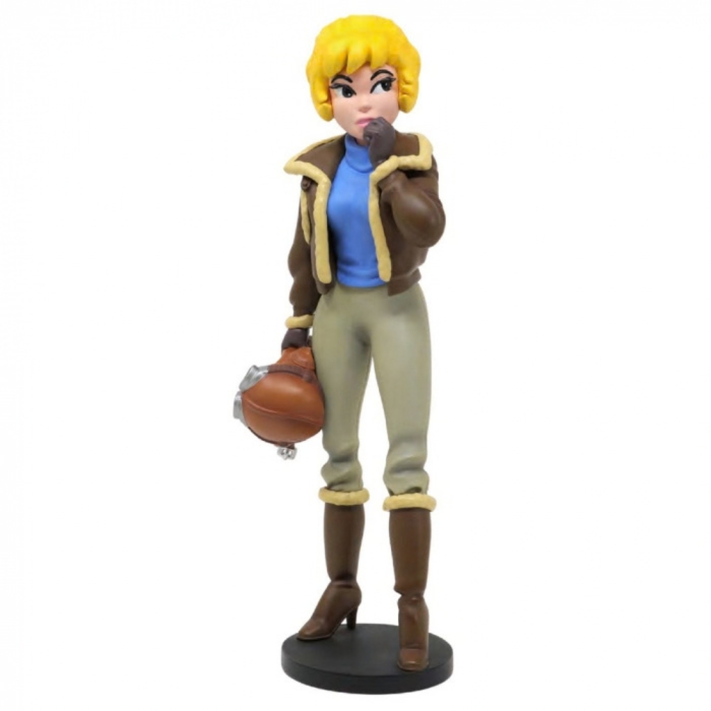 Figurine collection Plastoy Natacha en tenue d'aviateur - principal