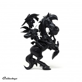 Figurine Résine - Lucky Luke sur Jolly Jumper cabré - Black edition