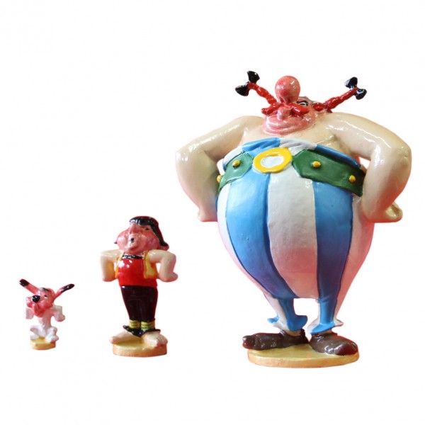 Idéfix, Pepe et Obélix font pression - Figurine Pixi