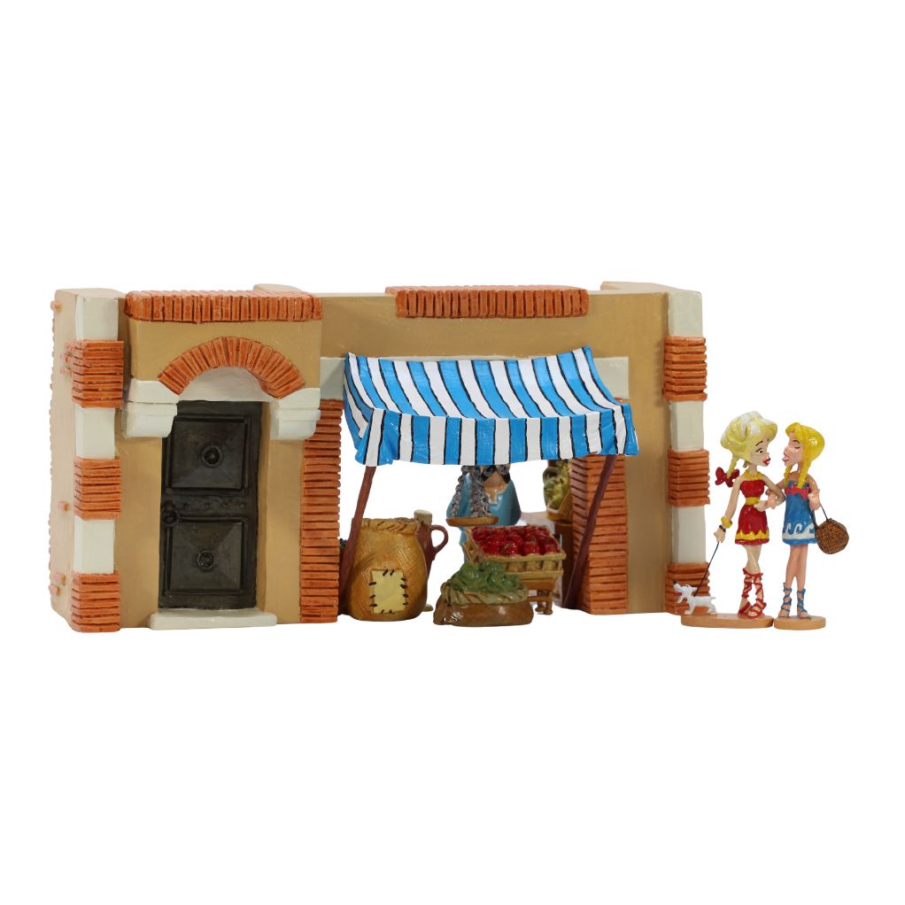Figurine Pixi - Astérix - La boutique Le Primeur de Nicae, La salade Nicaecoise - principal