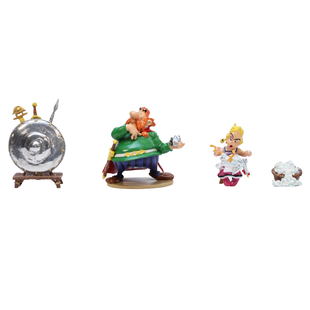 Figurine Pixi - Astérix Abraracourcix et bouclier miroir 2392 - principal