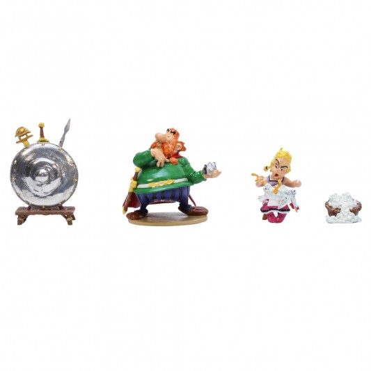 Figurine Pixi - Astérix Abraracourcix et bouclier miroir 2392 - principal