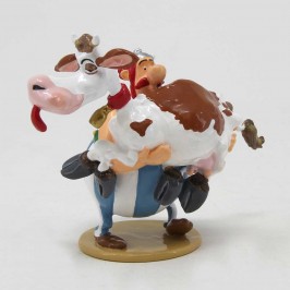Pixi classique Astérix - Obélix portant la vache