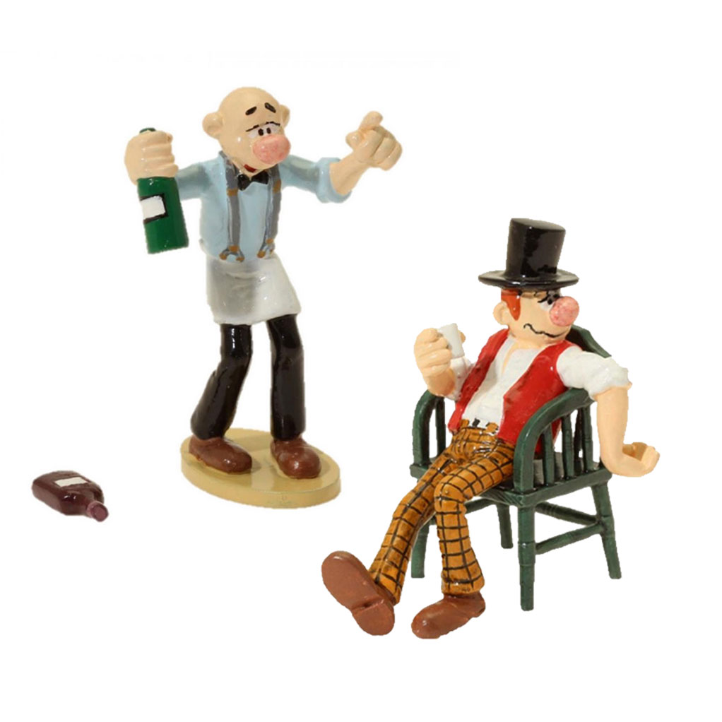 LES TUNIQUES BLEUES - BLUTCH & CHESTERFIELD - statuettes résine 50 cm