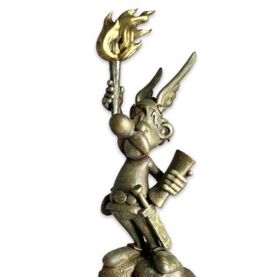 Figurine bronze Astérix : La liberté éclairant le Monde, Atelier Pixi - principal