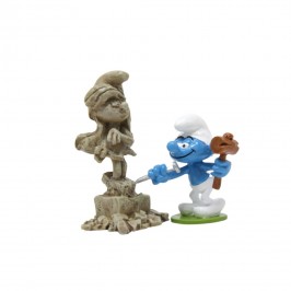 Figurine Pixi Schtroumpf Sculpteur