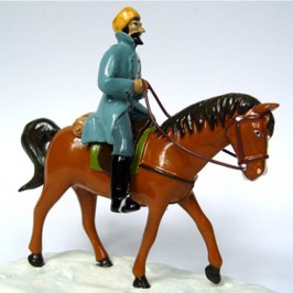 Figurine Pixi Corto Maltese - Raspoutine à cheval - La Cour Secrète des Arcanes