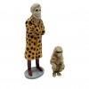 Figurine Pixi Origine Blake & Mortimer Gita déguisée en Açoka et le babouin - principal