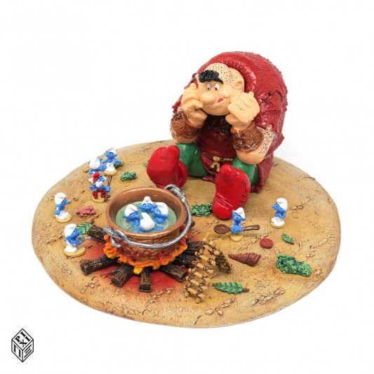 Figurine Pixi - Grossbouf et la soupe aux Schtroumpfs - principal