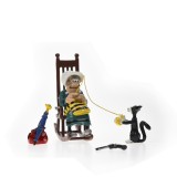 Figurine - Ma Dalton knitting in her rocking chair