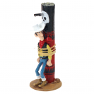 Figurine Pixi Origine Lucky Luke attaché au poteau de torture - principal