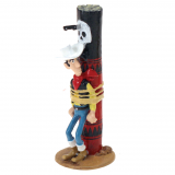 Figurine Pixi Origine Lucky Luke attaché au poteau de torture
