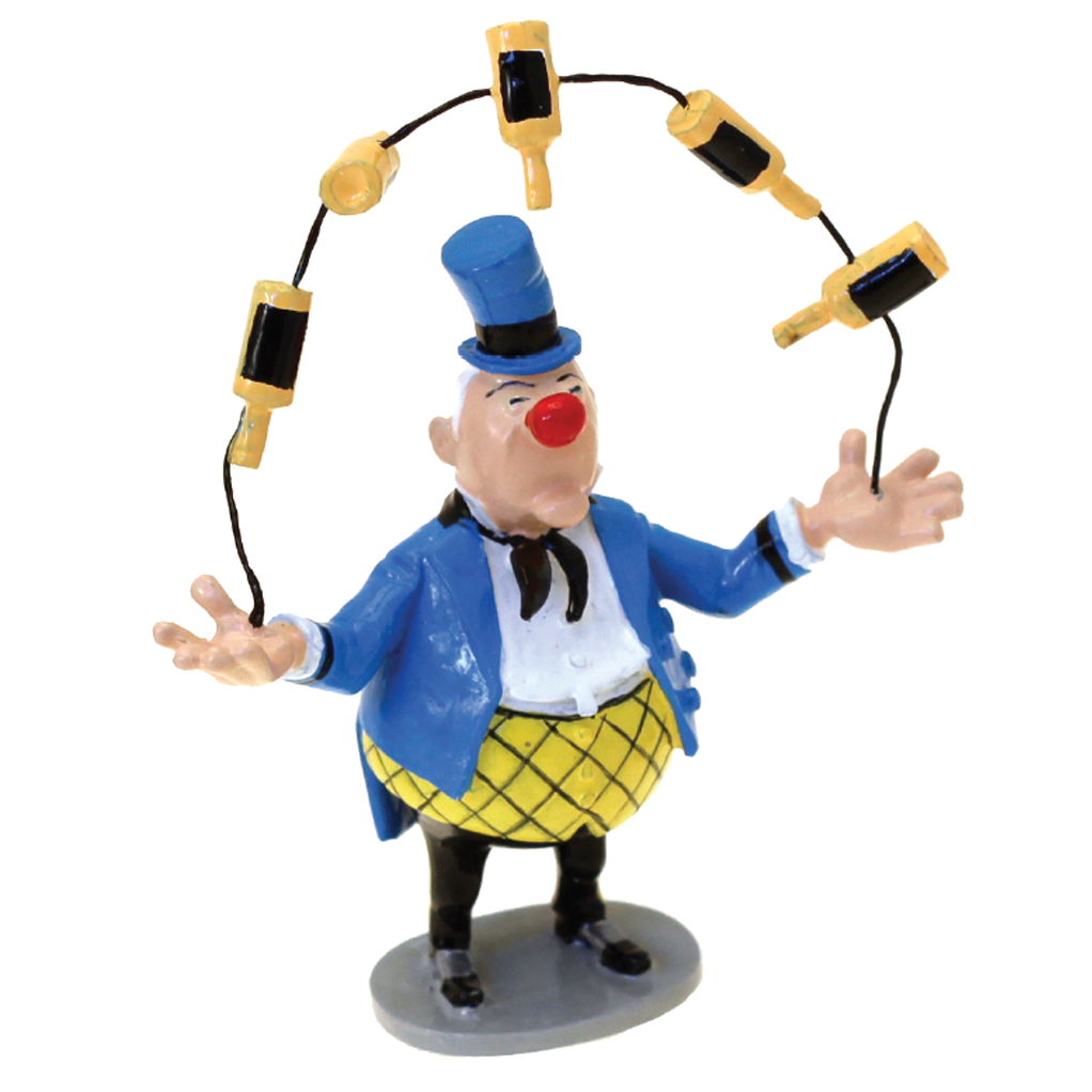 Figurine Pixi Origine Lucky Luke Erasmus jonglant - principal