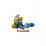 Figurine Pixi Smurfette reading
