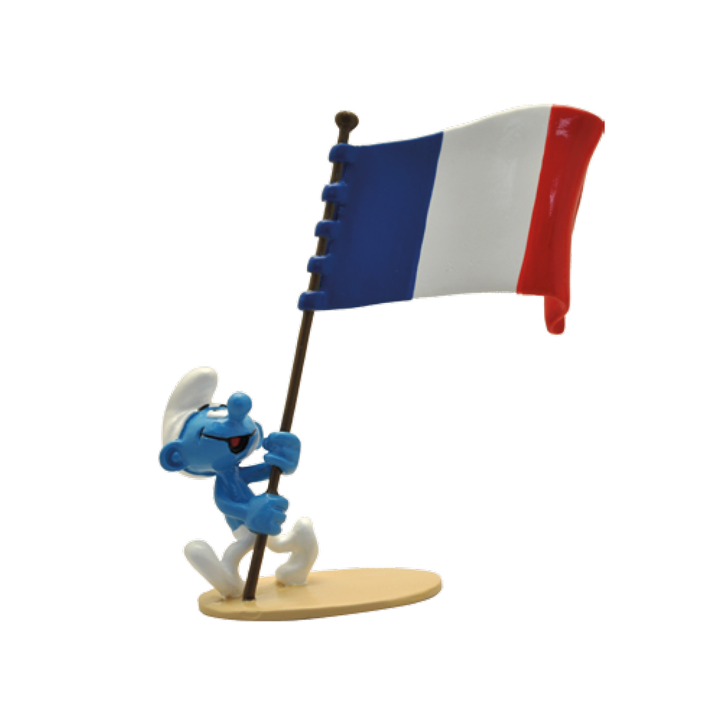 Le Schtroumpf porte-drapeau français - Pixi Origines III - principal