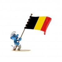 Le Schtroumpf porte-drapeau belge - Pixi Origines III